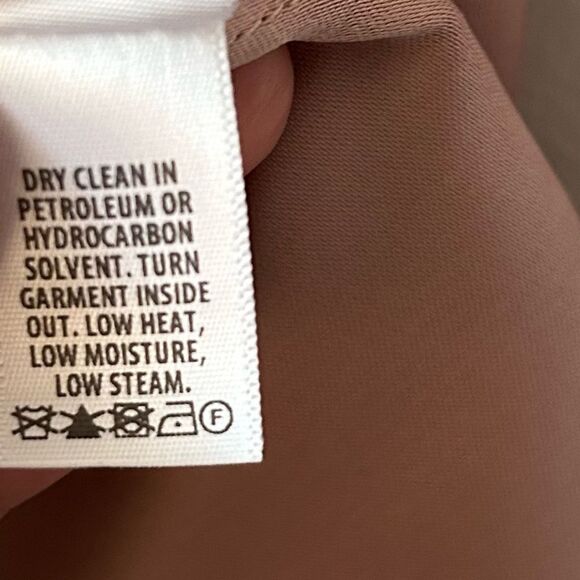 St. John Duchess Satin Sleeveless Midi Dress in dusty rose/mauve - Picture 8 of 9